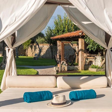 Villa Maxim With Private Pool & Tennis Court Halikounas 외부 사진