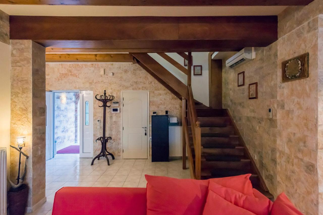 Villa Maxim With Private Pool & Tennis Court Halikounas 외부 사진