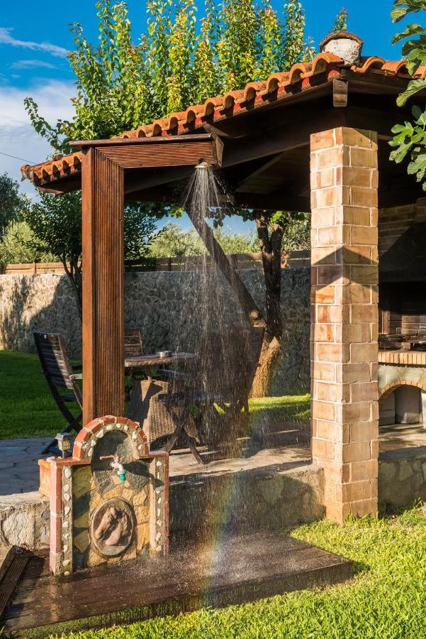 Villa Maxim With Private Pool & Tennis Court Halikounas 외부 사진