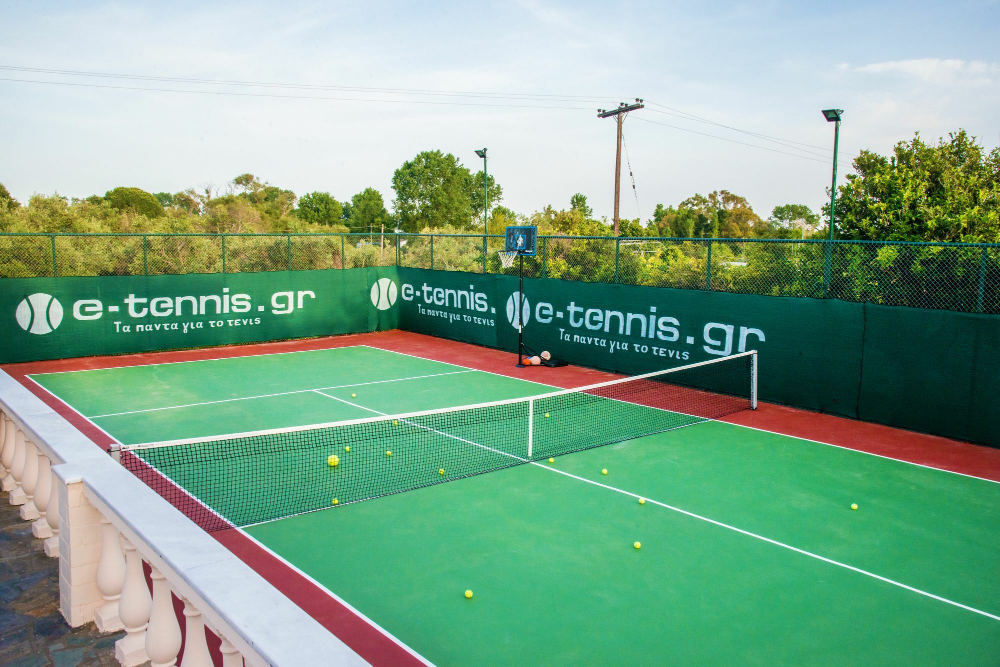 Villa Maxim With Private Pool & Tennis Court Halikounas 외부 사진
