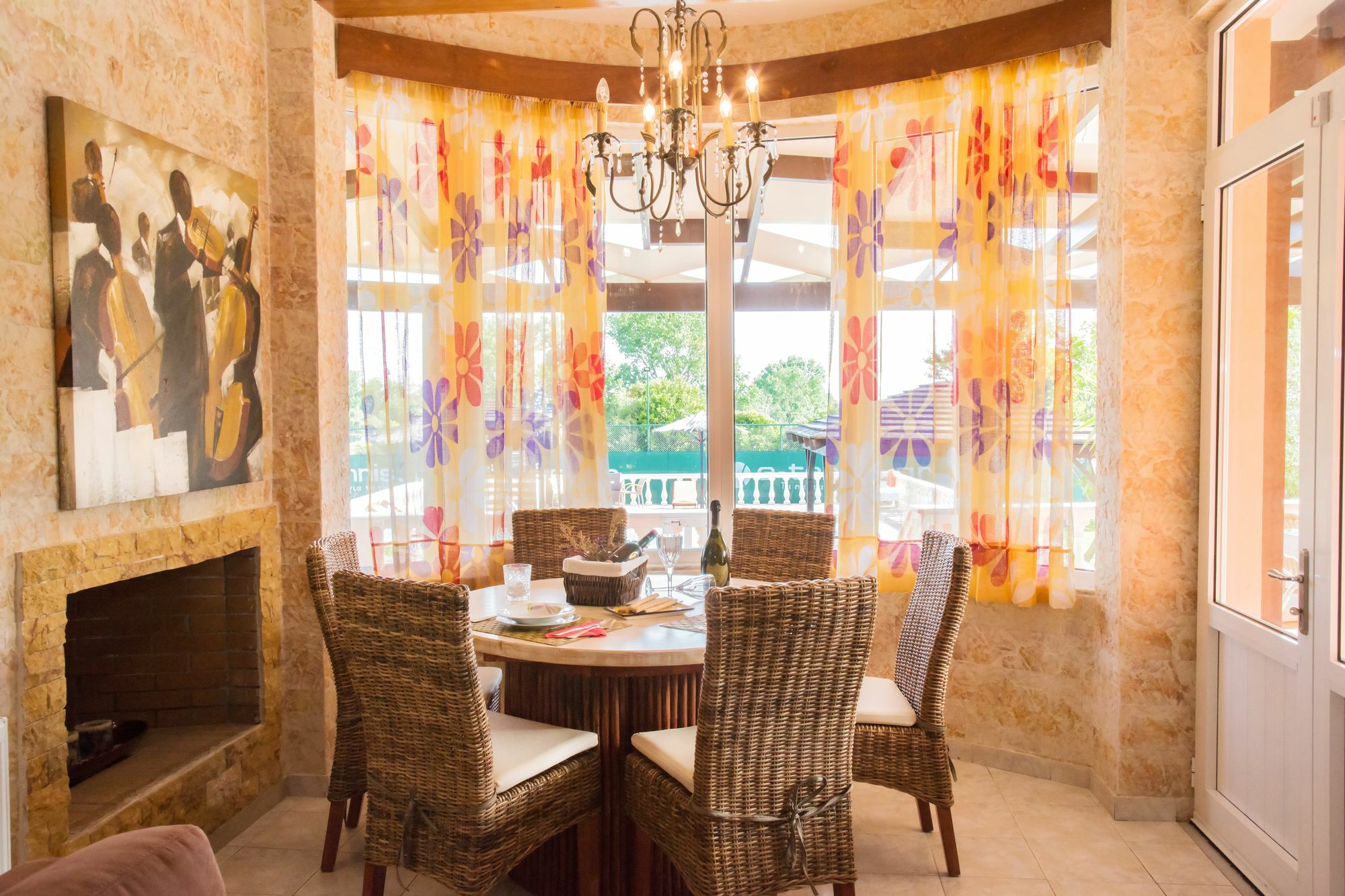 Villa Maxim With Private Pool & Tennis Court Halikounas 외부 사진