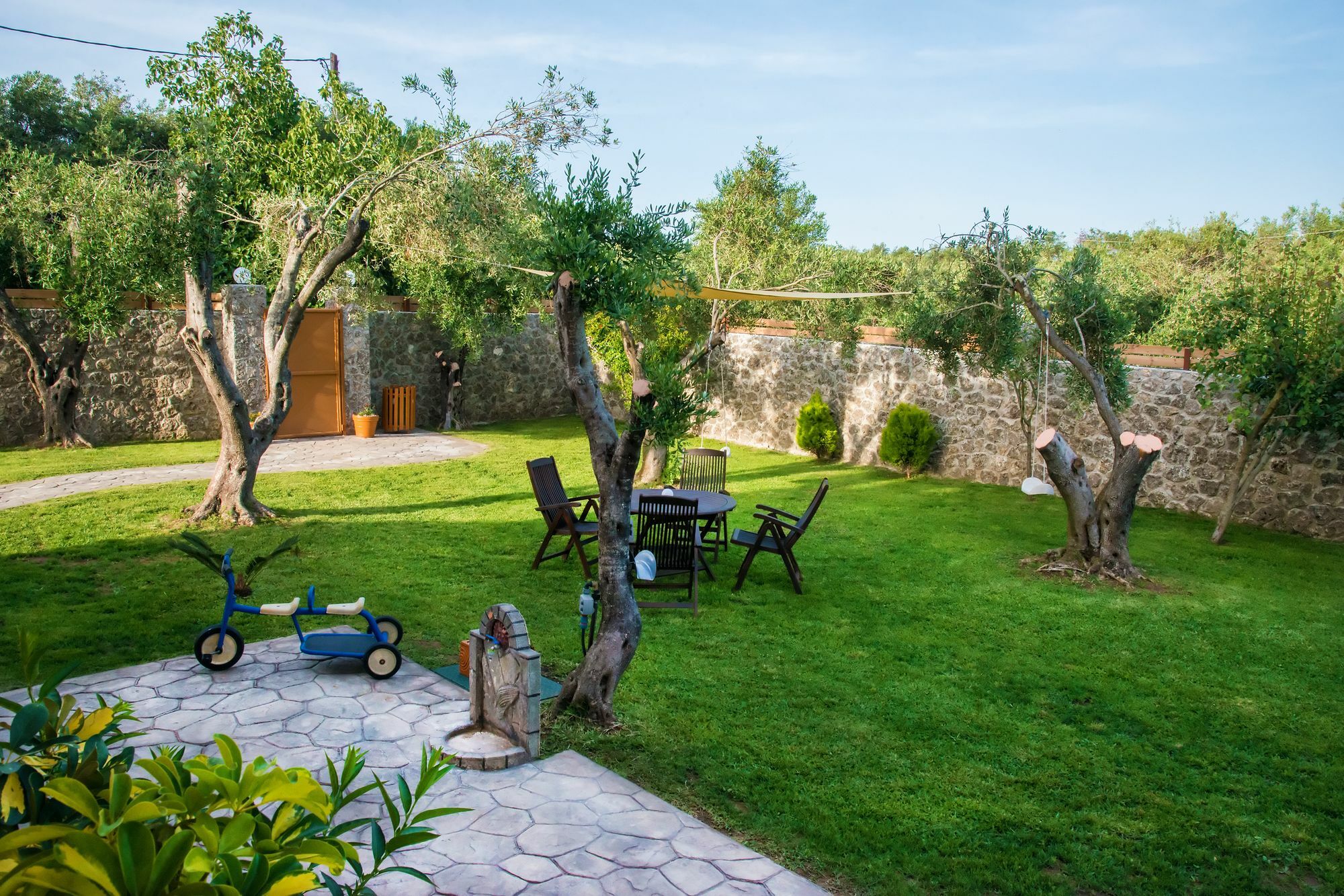 Villa Maxim With Private Pool & Tennis Court Halikounas 외부 사진