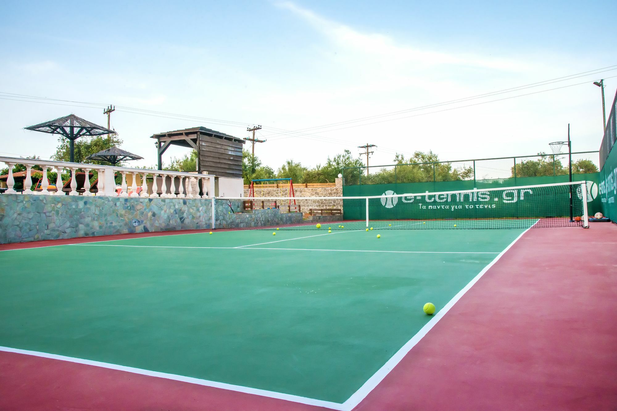 Villa Maxim With Private Pool & Tennis Court Halikounas 외부 사진